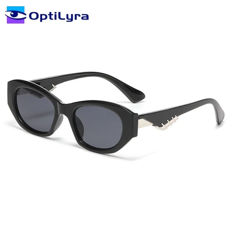 

OptiLyra Brand New Retro Cat Eye Sunglasses Small Frame Street Style Sunglasses UV-Protective Women Sunglasses