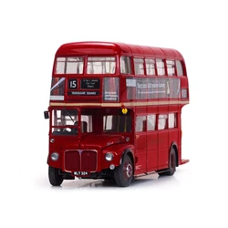 Diecast 1:24 Scale London Double-decker Bus 2919 Simulation Alloy Car Model Collection Souvenir Static Display Gift Toy