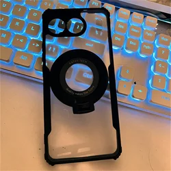 For Oneplus Nord 4 Case Acrylic Transparent Shockproof Cover For One Plus Nord 4 Nord4 Finger Ring Stand Bumper Funda