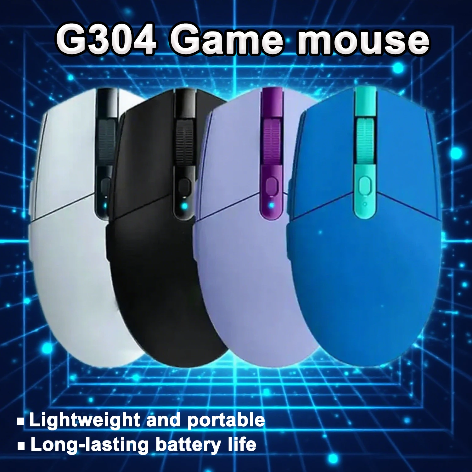 

G304 Wireless Gaming Mouse Notebook Office Desktop Gaming Mouse 12000 DPI Computer Game Player Driver-free Version 2026New