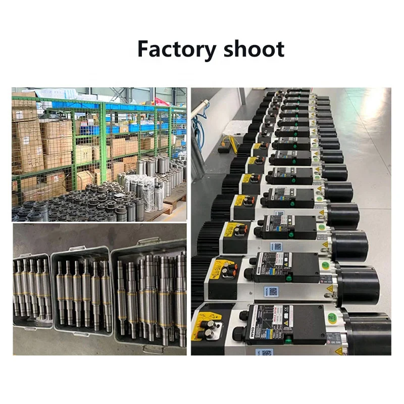 CNC LY 7.5kw/9kw/11kw ATC Spindle Motor ISO30 BT30/40 HSK Tool Holder Air Cooling for Construction Milling Including Pump Engine