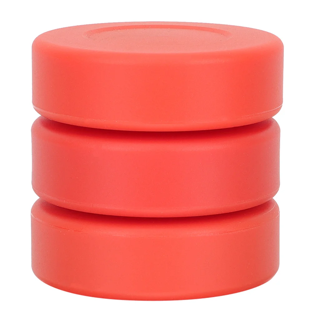 3Pcs Matte Ice Hockey PVC Flat Pucks Adjustable Hardness Training Balls Indoor Outdoor Skill Practice Durable Hockey Pucks
