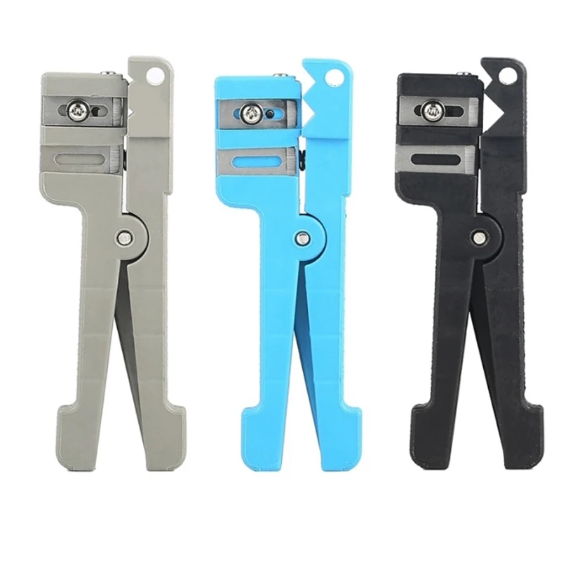 45-165 Fiber Optic Stripper Fiberglass Jacket Sheath 45-163 Coaxial Cable Cutter Stripper Tool Adjustable Blades Cutter Slitter