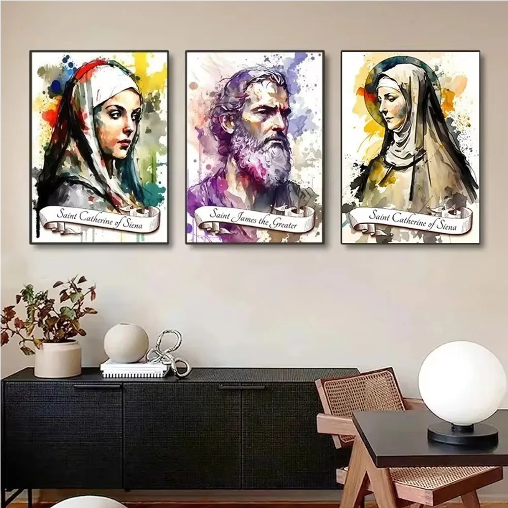 Catholic Saints Diy Diamond Mosaic Embroidery Religion Saint Mary Magdalene Christian Diamond Painting Portrait Art Home Decor