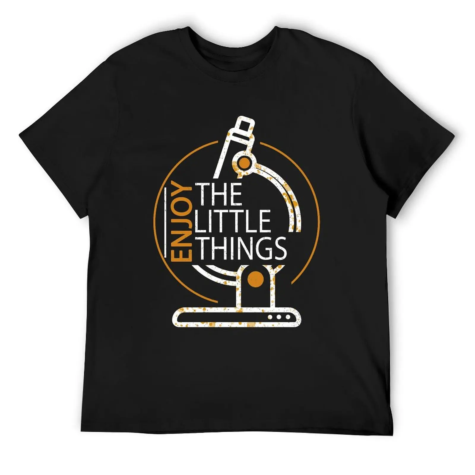 

Funny Microbiology Enjoy The Little Things Science T-Shirt for a boy boys animal print Man t-shirt mens t shirts casual stylish