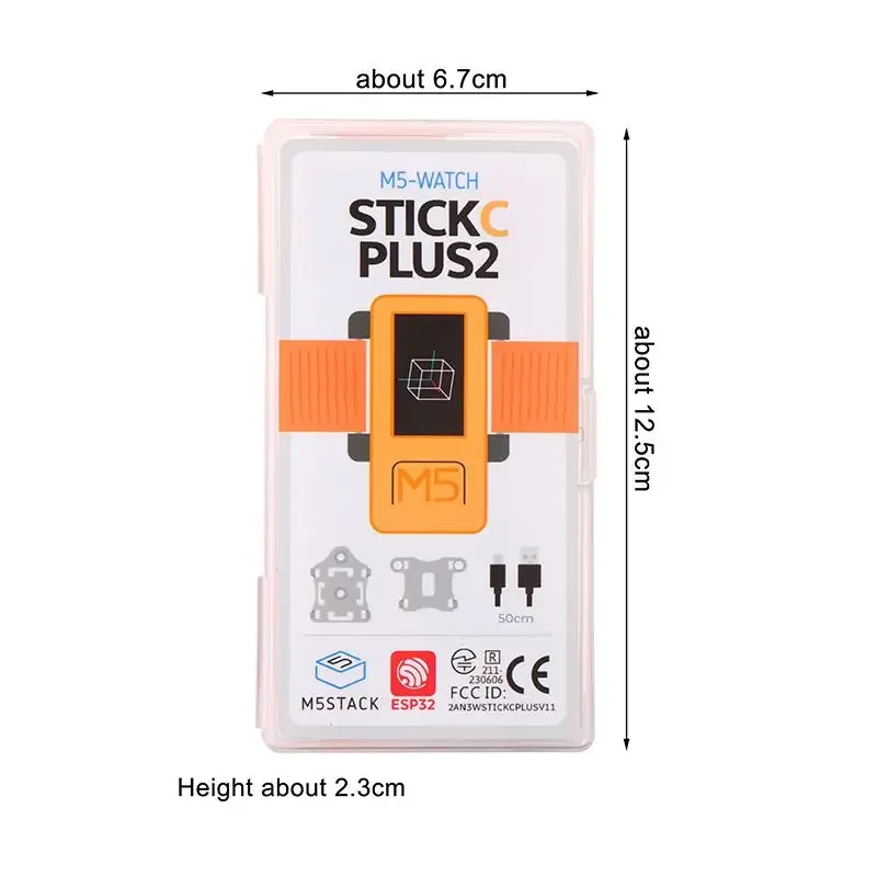 Support BT WiFi 1.14-inch Screen IoT Automation Controller M5Stack StickC Plus2 Mini ESP32 IoT Development Kit