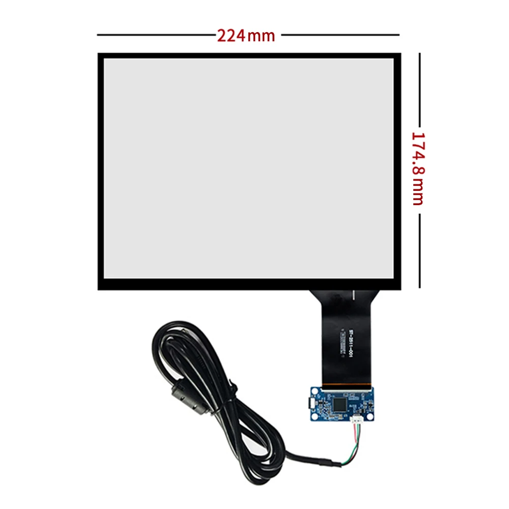 10.4 inch 224x175mm Capacitive Touch Screen + USB Control Card Set Cable Plug and Play