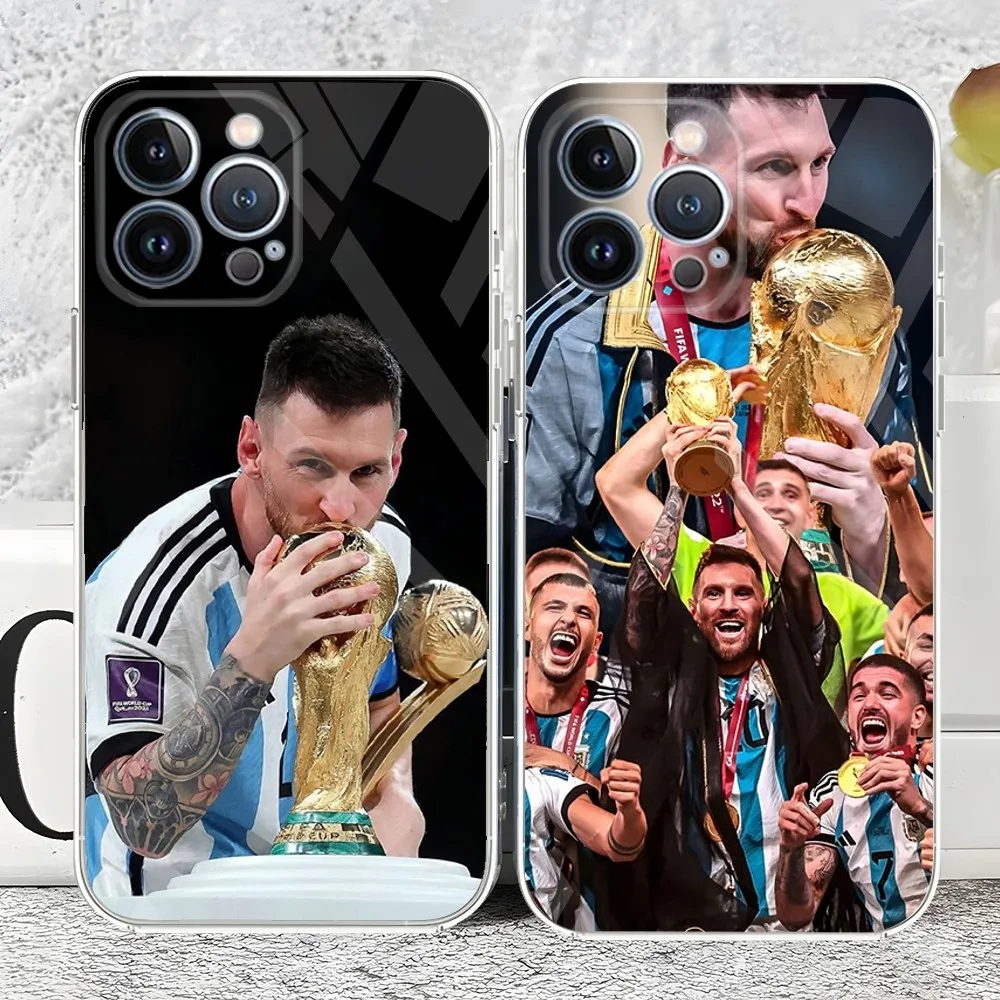 Football Superstar M-MessieS 10 phone case For iPhone 15 14 12 13 11 Pro Max Mini X XR XS 7 8 Plus hot transparent cover