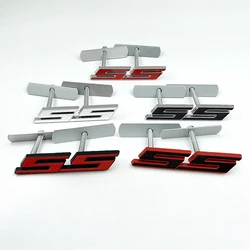 3D Metal Logo SS Sticker Car Styling Front Grill Emblem Rear Trunk Decal Fender Badge