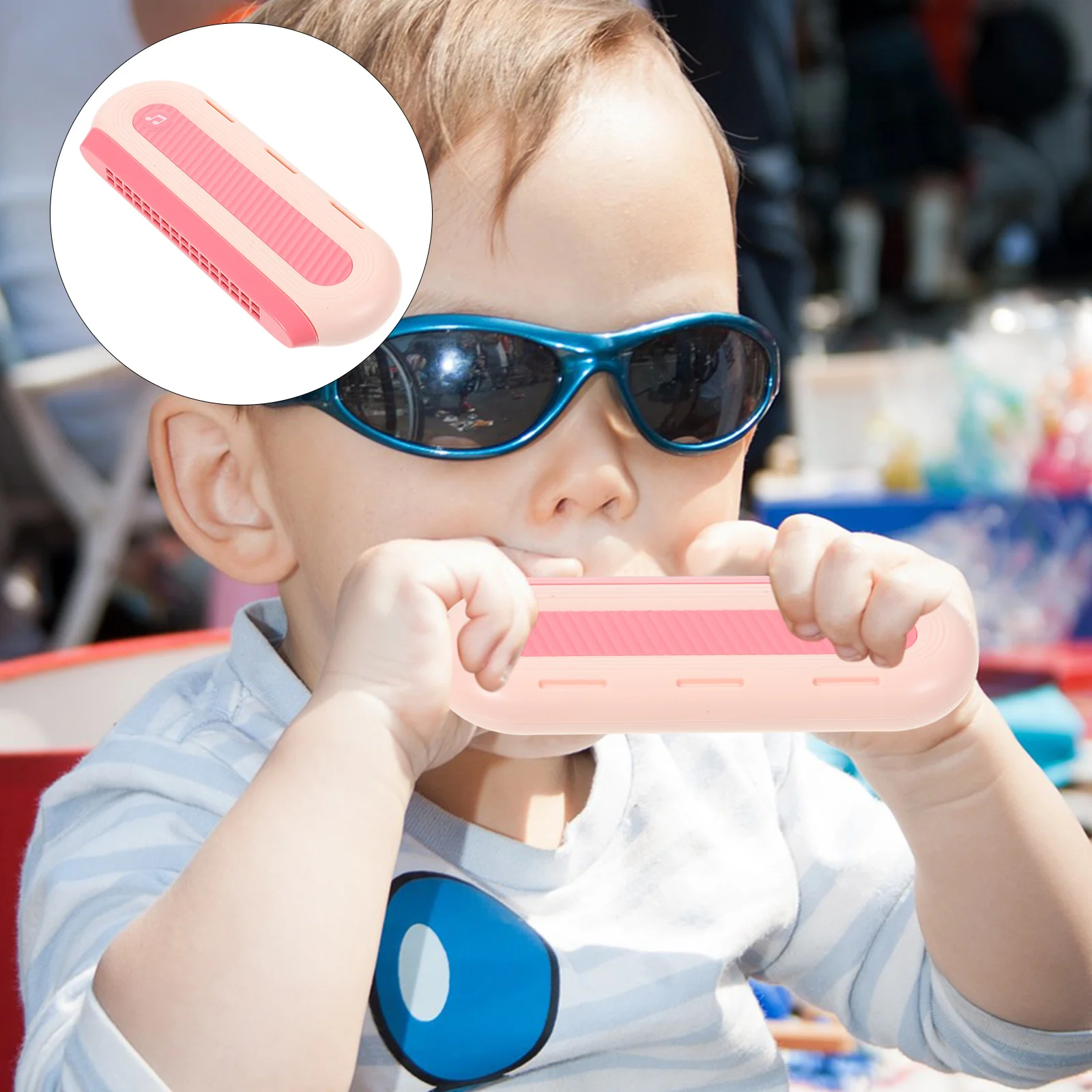 

16 Hole Kids Key of C Beginner Harmonica Portable Musical Instrument Preschool Gift for Boys and Girls