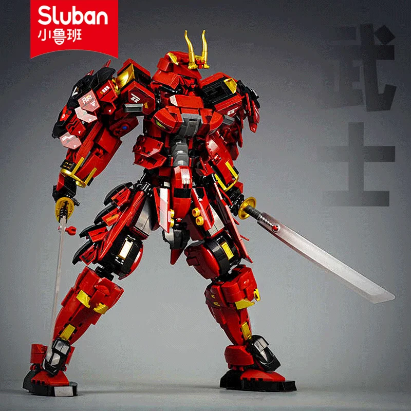 

Sluban Building Block Toys Robot Alpha B1183 Mech Division Warrior 923PCS Bricks Mechanical Armor Compatible With Leading Brands