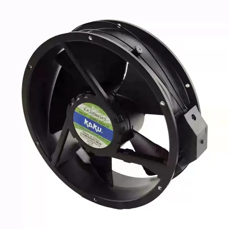For KAKU KA2206HA3 AC 380V-400V 0.15A 22060 220mm Round Dual Ball Bearing Metal Welder Server Inverter Chassis Case Cooling Fans