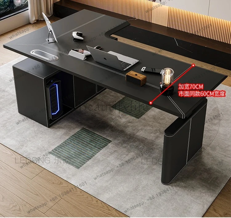 Electric Height Adjustable Desk Corner Computer with Storage Gaming Desk Office Desk