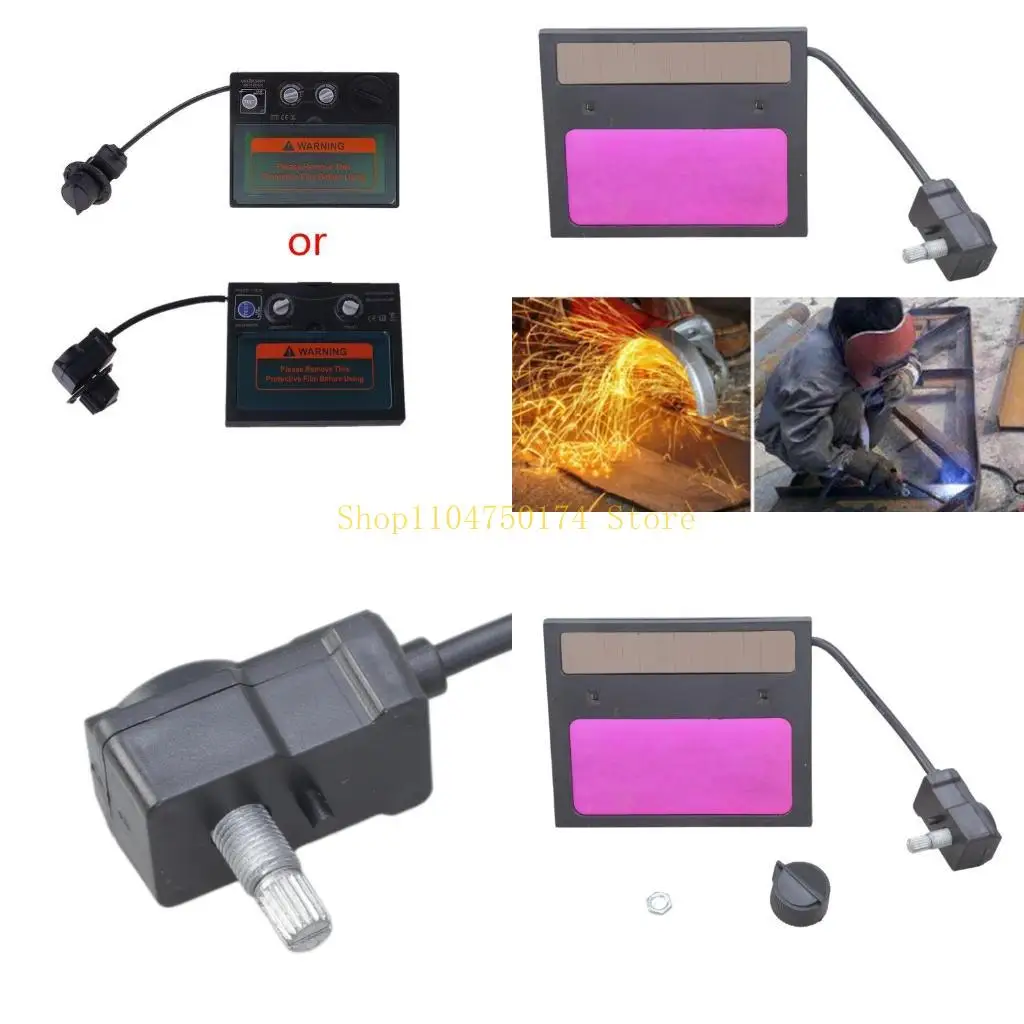 

Solar Auto-Darkening Welding Helmet Replacement Filter Lens Soldering Cap Shade top sale