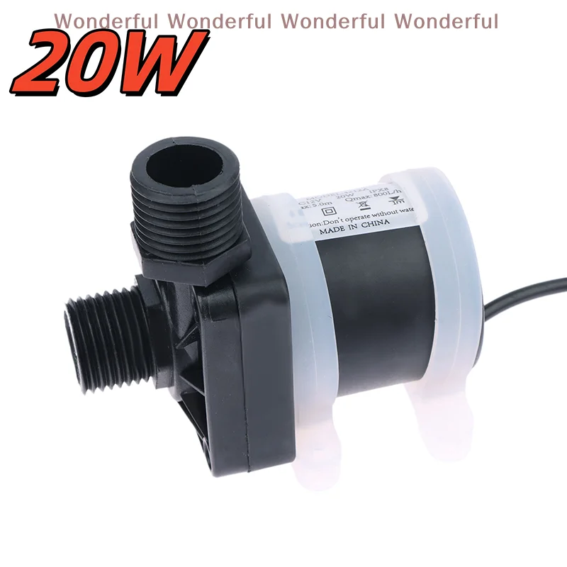 DC 12V 24V IP68 サイレント 4 点ネジ付きブラシレスソーラーモーターウォーターポンプ給湯器シャワー床暖房ブースターポンプ