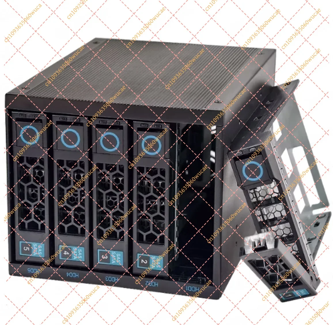 HY-5 Hot Swap HDD Module with Backplane SATA Data Cable Storage Expansion Box Technical Parameters