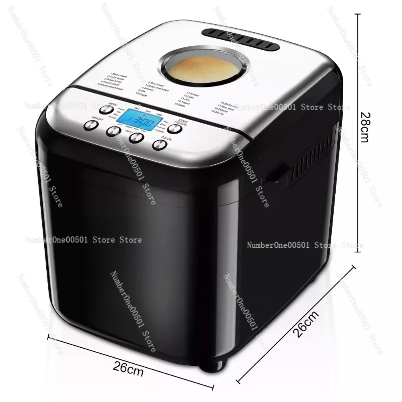 

R.208 EU Plug Automatic Smart Mini Bread Maker Machine For Home Dough Kneading