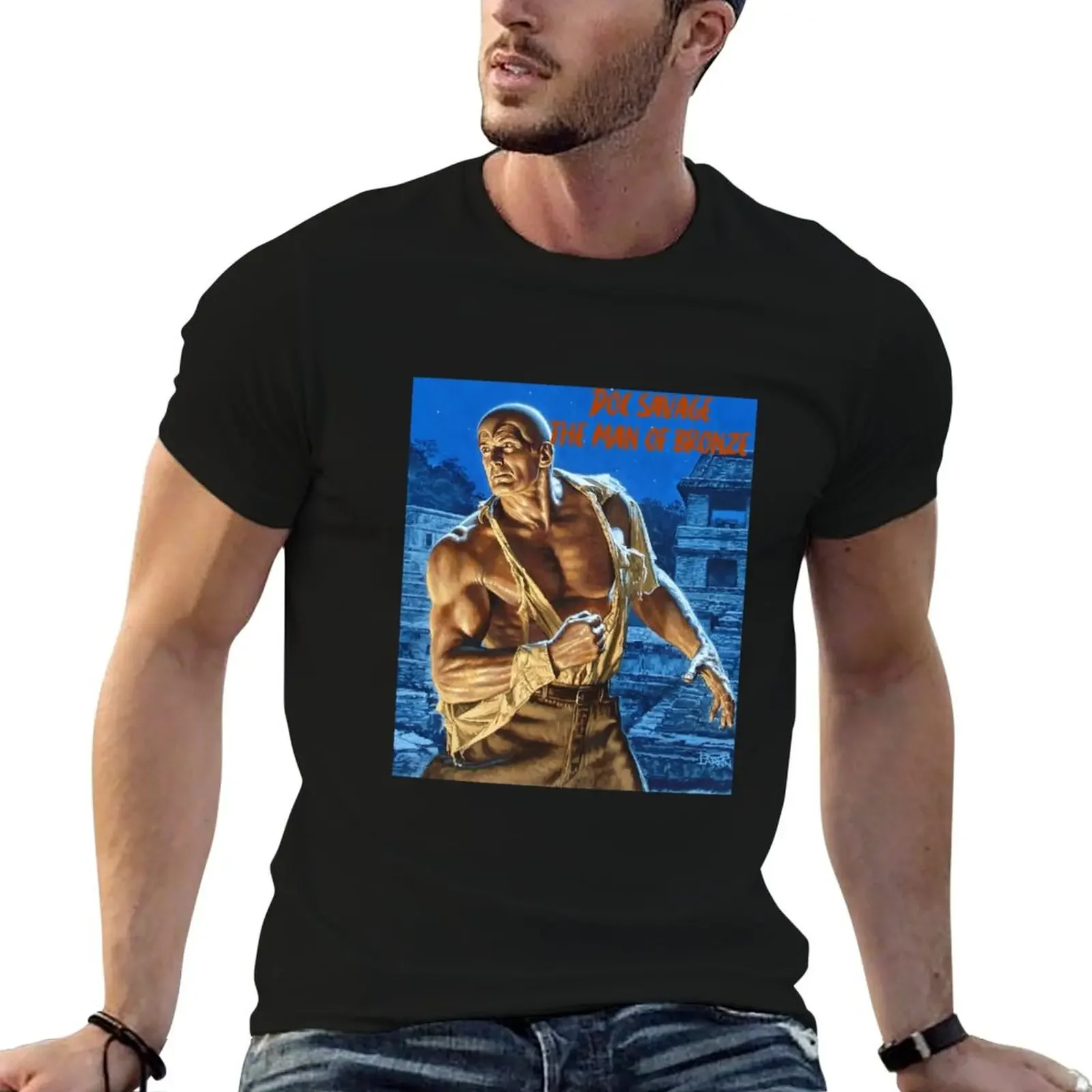 Doc Savage The Man of Bronze T-Shirt shirts graphic vintage t shirts vintage clothes sports fans sweat shirts, men