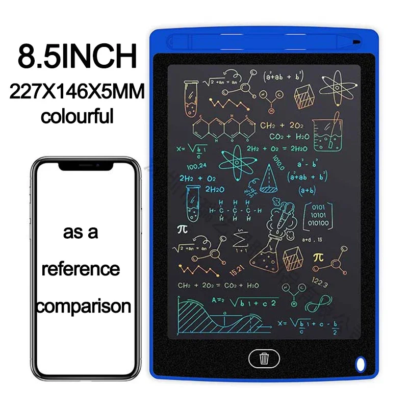 Tablette d'écriture LCD pour enfants, planche à dessin, graffiti, jouets sub, écriture manuscrite, tableau noir, planche à dessin magique, cadeau jouet, 6.5 pouces, 8.5 pouces