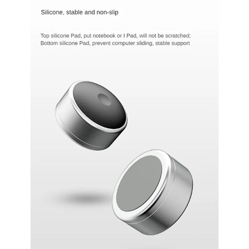 EDT-1 Pair Laptop Stand Portable Keyboard Heighten Support Foot Pad Adjustable Antiskid Holder Portable Support Pad