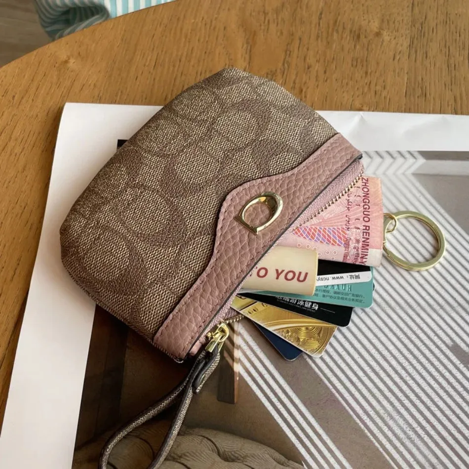 2026 Neue Klassische Kleine Geldbörse mit Blumenmuster, Damen-Mini-Geldbörse, Münzbeutel, Kleingeldtasche, Leder-Geldbörse, Aufbewahrungstasche, Kartenetui – Detail 3