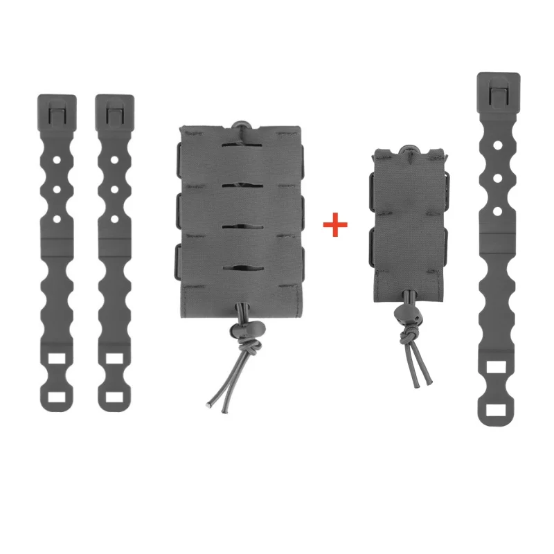 

Hunting Dual Mag Pouch | MOLLE Compatible 9mm & 5.56 Magazine Holder | For Wilderness Adventure Accessories