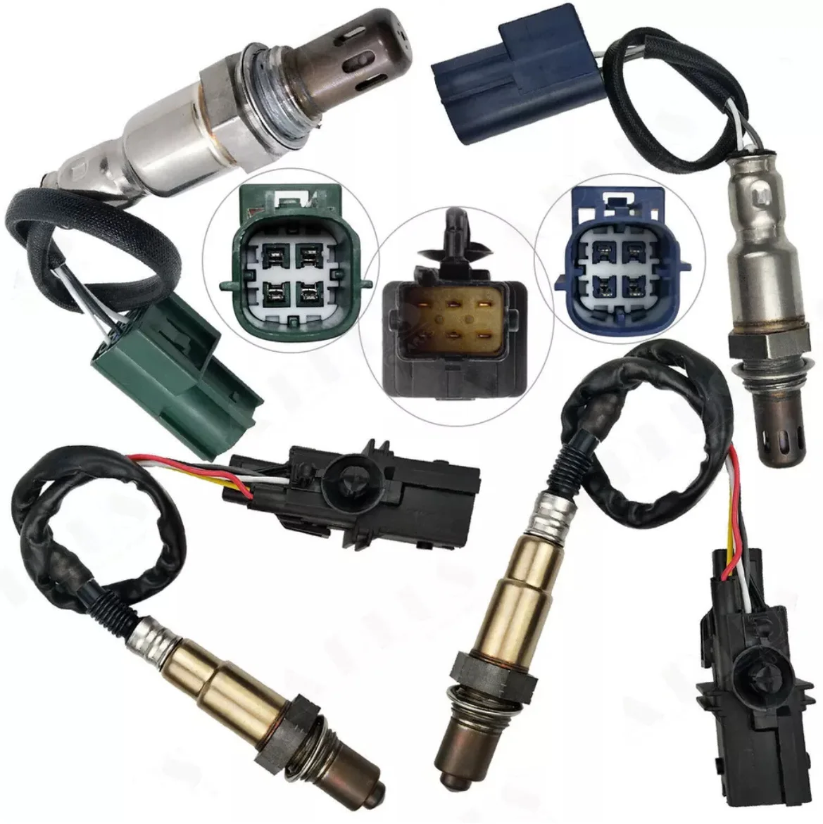 4-Piece Upstream + Downstream, Oxygen Sensor For 2005-2006 Infiniti G35 FX35 3.5L