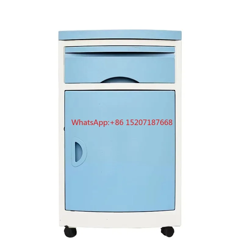 

EU-BC511 ABS Plastic Hospital Bedside Cabinet With One Drawer