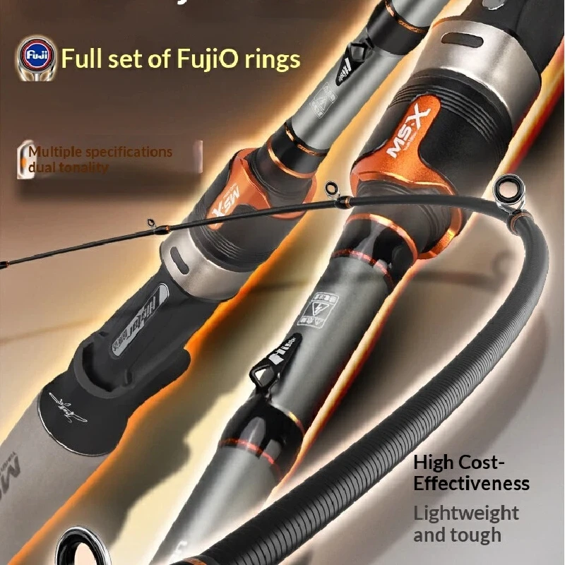 

Hasida Musa Lure Rod Fuji Guide Ring Long Casting Spinning Casting Ultralight Single Lightweight Sturdy Outdoor Fishing Angling