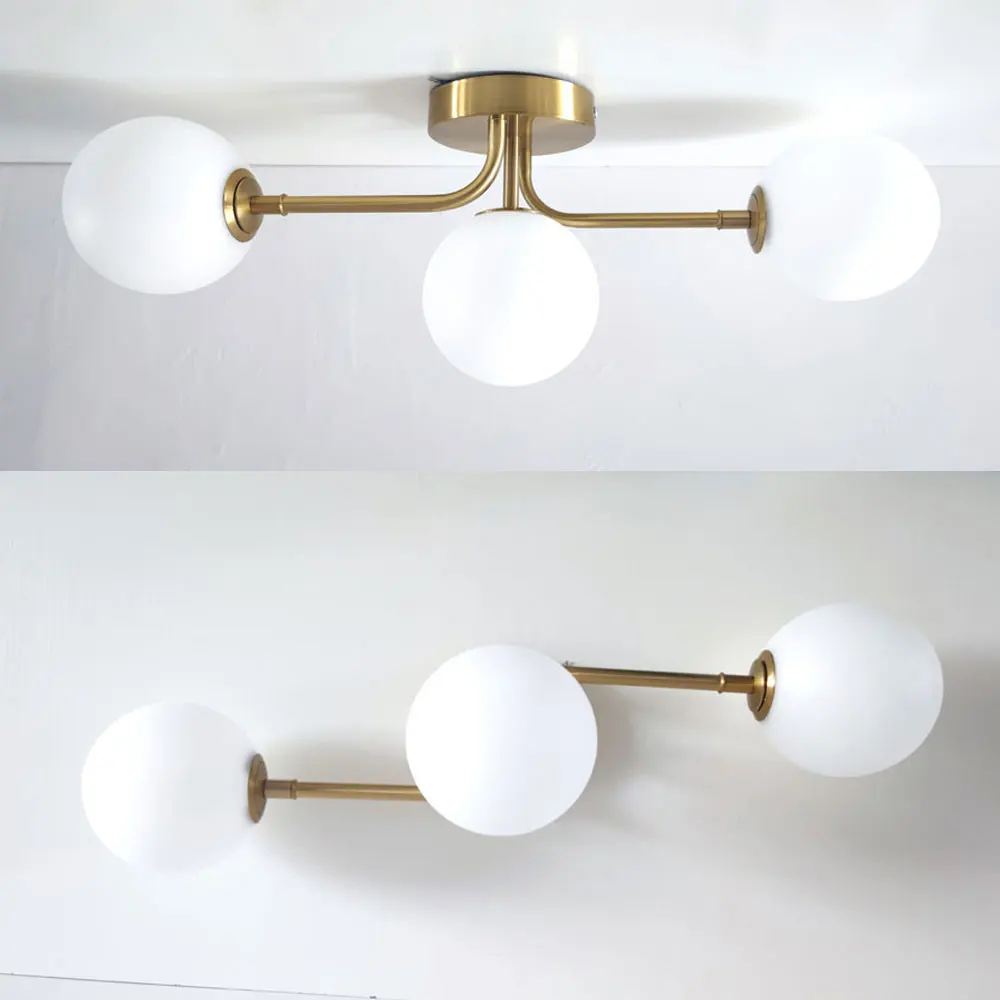 Simplicity Acrylic Ball Ceiling light AC110V-240V G9 bulbs Corridor Porch Bedroom Cloakroom Ceiling lamp