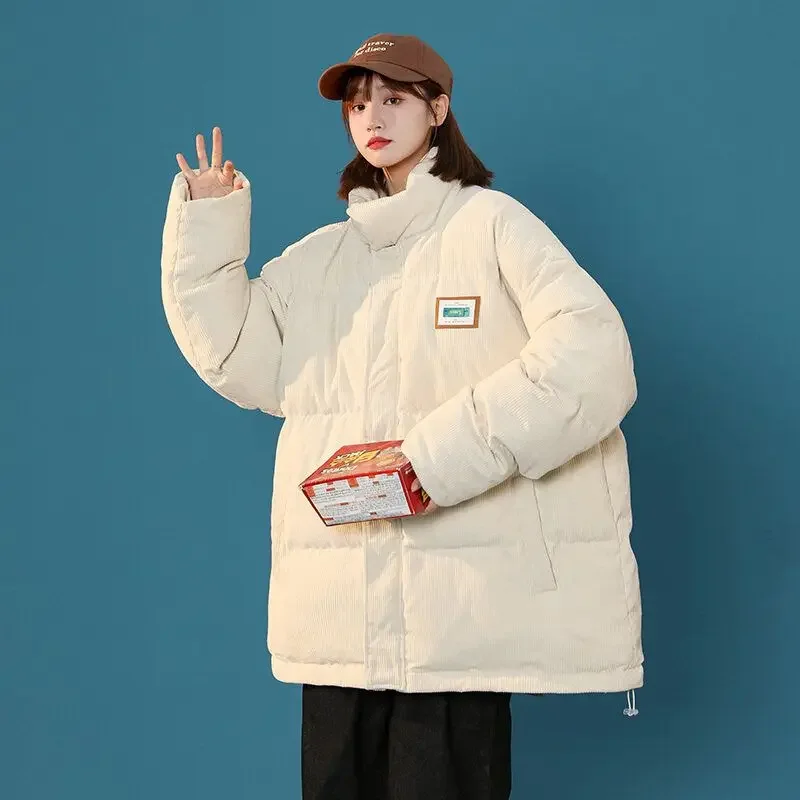Winter Coat for Women Coats Parkas Jackets Corduroy Cotton Jacket Winter Men's Jacket Warm Thickening New Korean Fashion