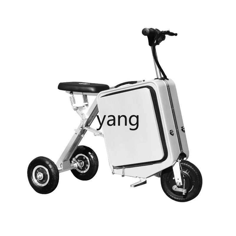 YJQ folding 20-inch parent-child scooter electric cycling travel lithium electric car