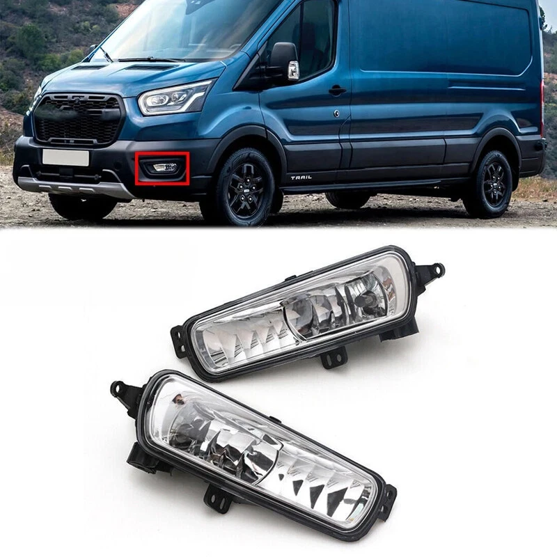 

Left/Right Front Bumper Fog Light Assembly Spot Lamps with Bulb F1EB-15A255-AB F1EB-15A254AB For Ford Focus Transit 2015 ~2018