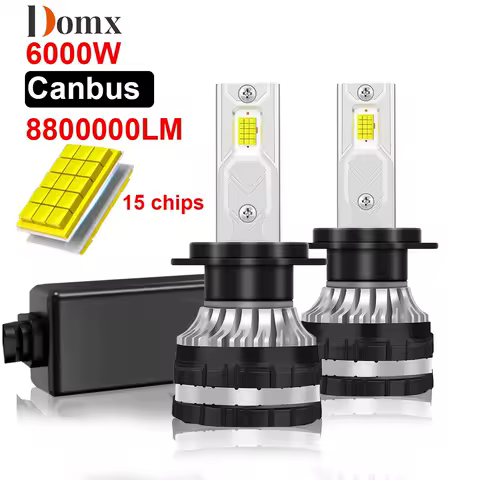 Domx H4 Led Canbus H7 LED Car Led Light H8 H9 H11 9005 HB3 9006 HB4 9012 Led Headlight Bulb Fog Light Kit for Auto 6000K 12V