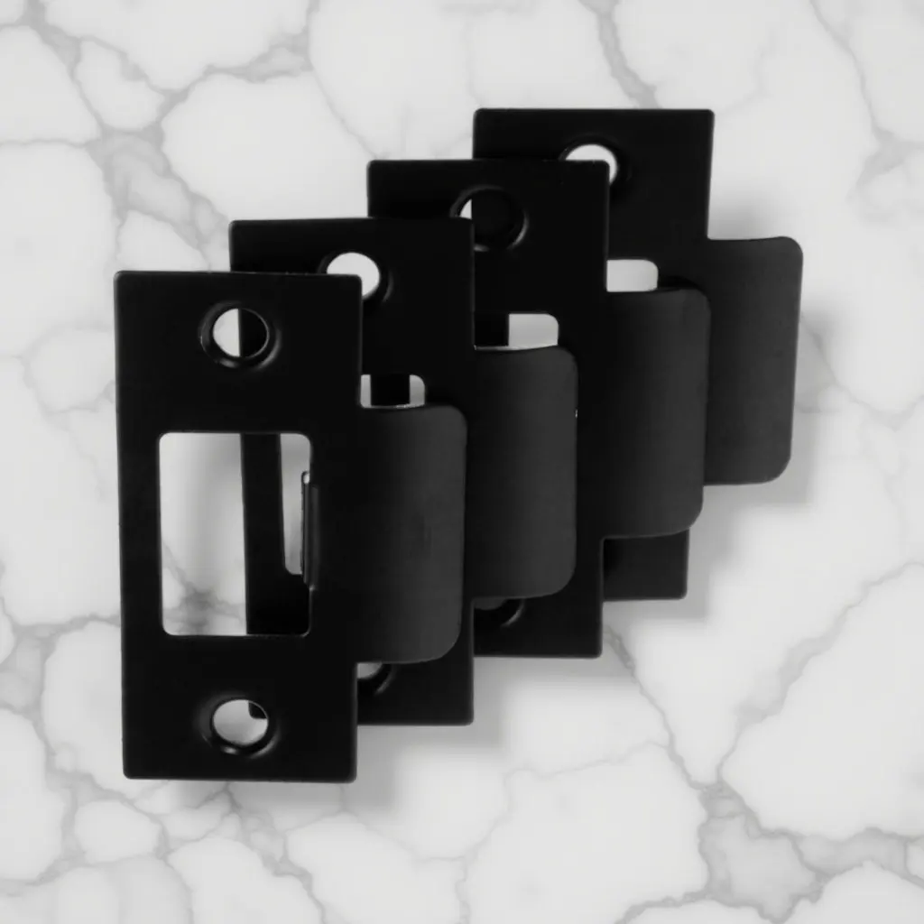 

Комплект из 4 усиленных накладок из нержавеющей стали для дверных замков, удлинитель защитной накладки на дверной засов, набор для повышения безопасности