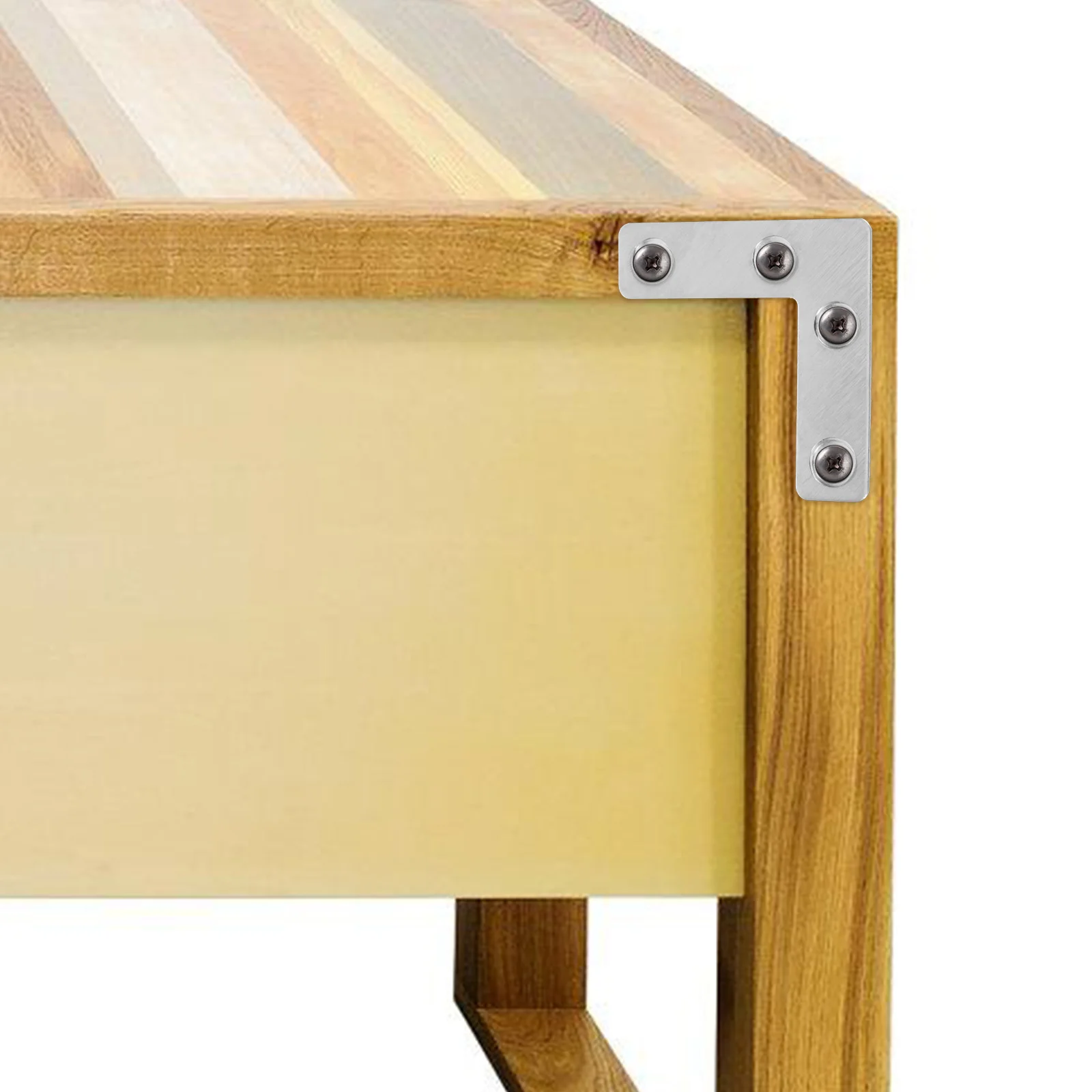 

36pcs L-Shaped Corner Heavy Duty Metal Angle Bracket For Cabinet Wood Furniture 90 Degree Braces Corner Buckle For