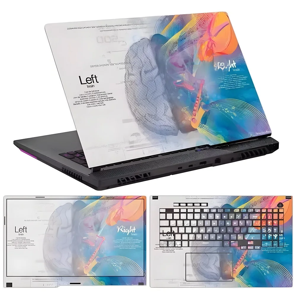 Vinyl Sticker Skin For ASUS ROG Strix SCAR 18 G834J Strix G18 G814J Scar 17 G733 G713 G16 G614J G634J 15 G533 G513 g512l G531