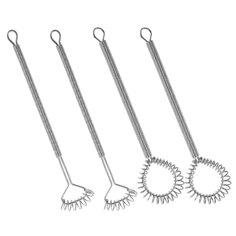 

4Pcs Small Stainless Steel Whisks Manual Egg Mixers Kitchen Cocktail Mixing Tools Lightweight
