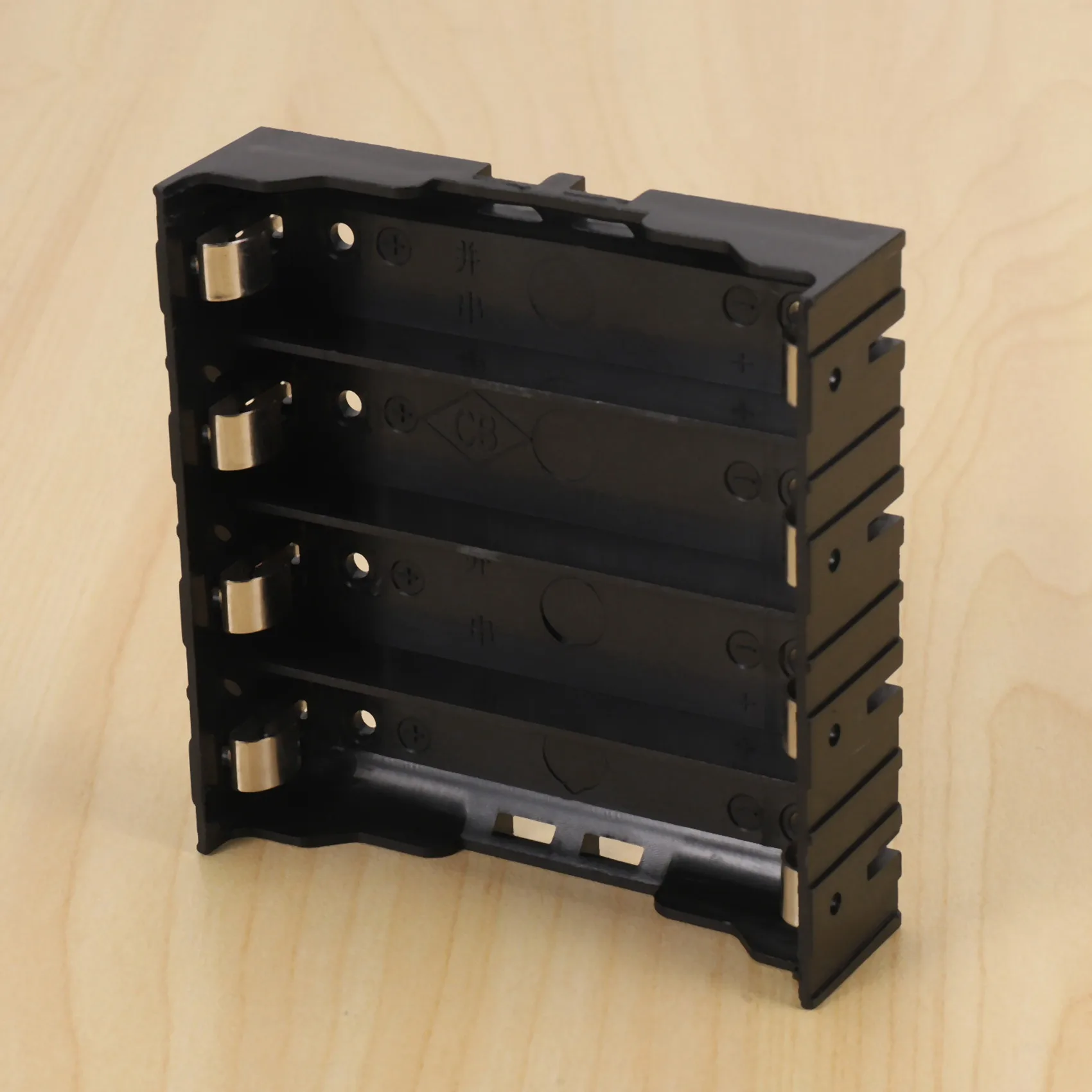 JABS-25Pcs Li- DIY حامل البطارية البلاستيكية لبطارية 4X3.7V 18650 #3