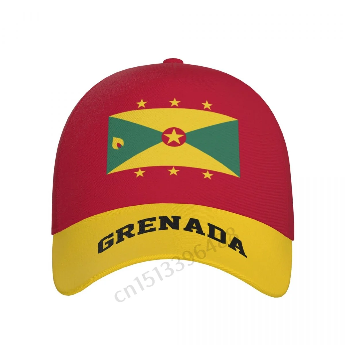 Grenada 3D Soccer Hats Sun Baseball Cap Breathable Adjustable Men Women Outdoor Fishing Hat