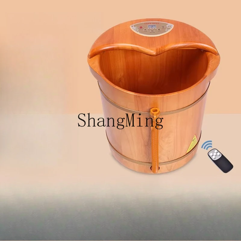 CL thermal insulation foot soaking bucketconstant temperature electric heating foot soaking bucket wooden household automatic