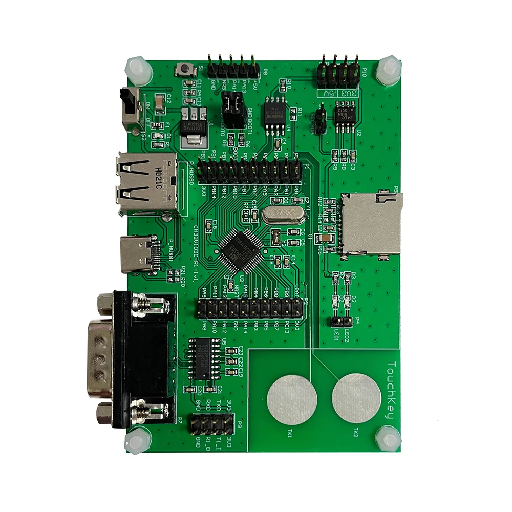 Placa básica do desenvolvimento, risc-v mcu ch32v103, grupo de 2 porções