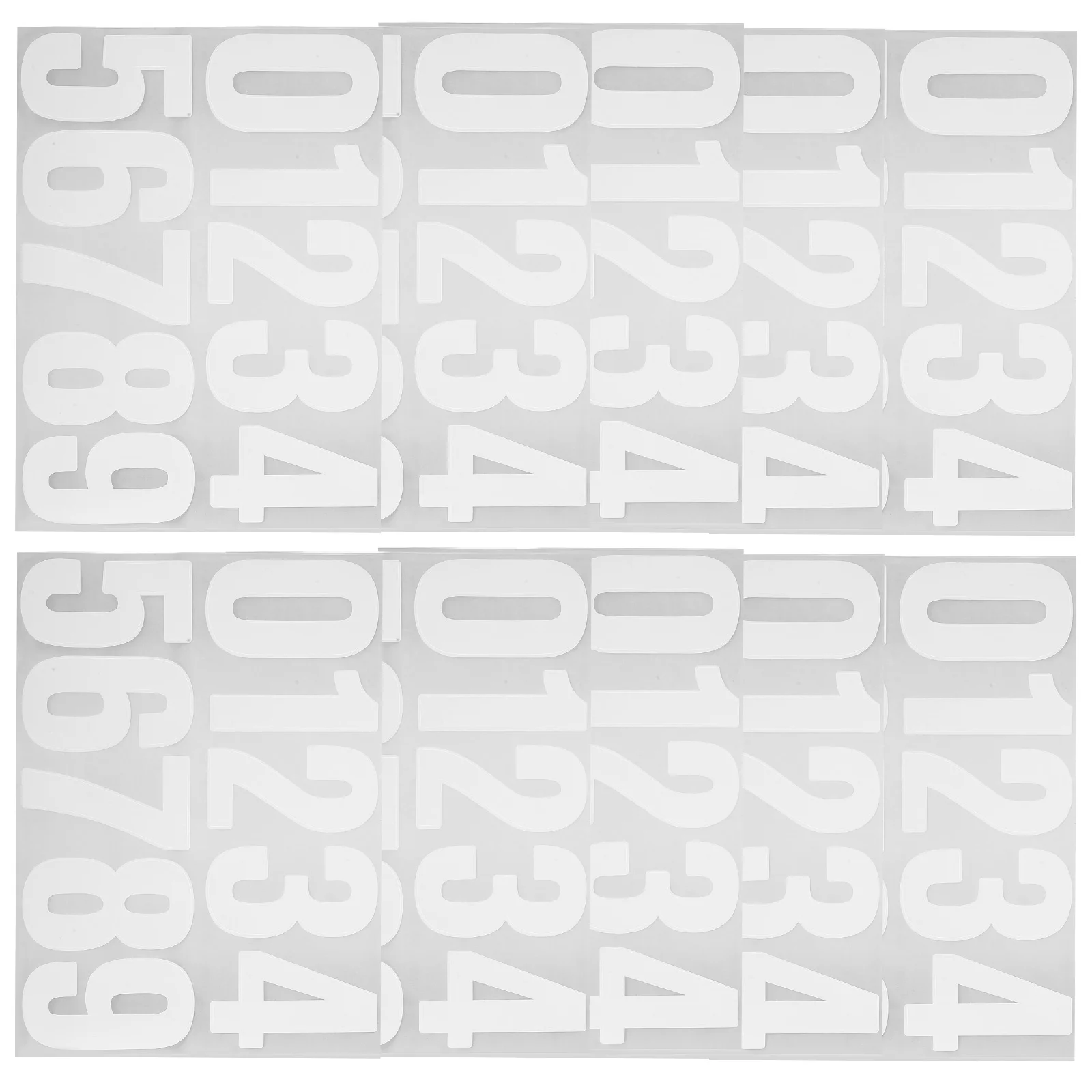 

Self Adhesive Door Numbers 0-9 Waterproof Stickers for House Mailbox DIY Trash Can Identification Adhesive Door Numbers