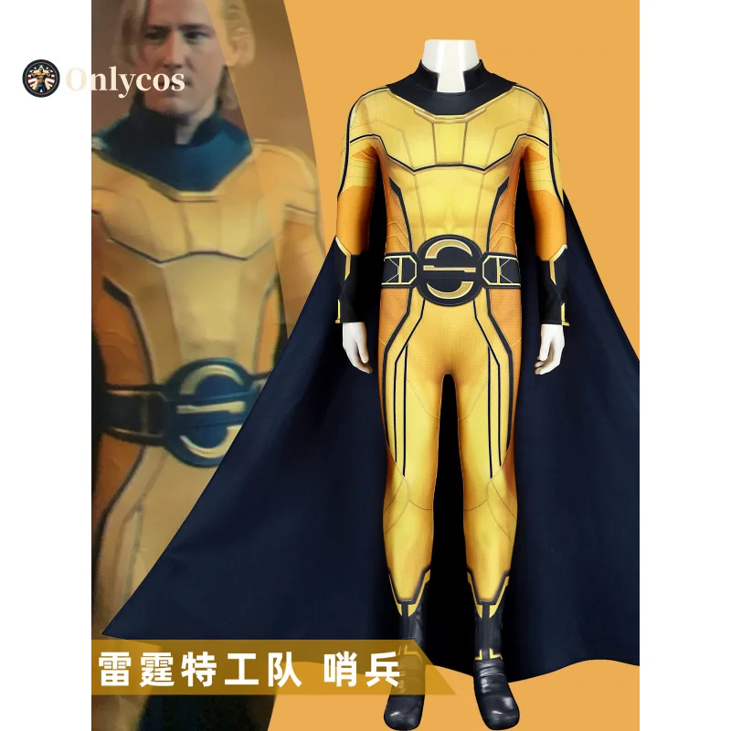 

Thunderbolts Sentry Cosplay Costume Children Jumpsuit Halloween Carnival Party Christmas Play Role Clothes Clothing Onlycos