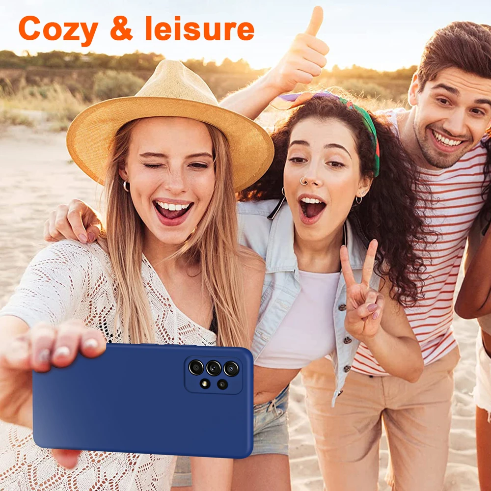 サムスンギャラクシー用シリコン保護ケース,5g,a55,a3 - Phone Cases Samsung A14 のレビューと価格