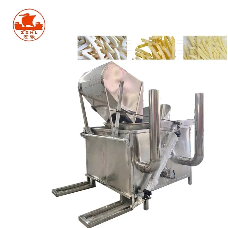Automatic Food Frying Gas Continuous Frier Machine Potato Chips Donut Electric Deep Fryer Making Machine
