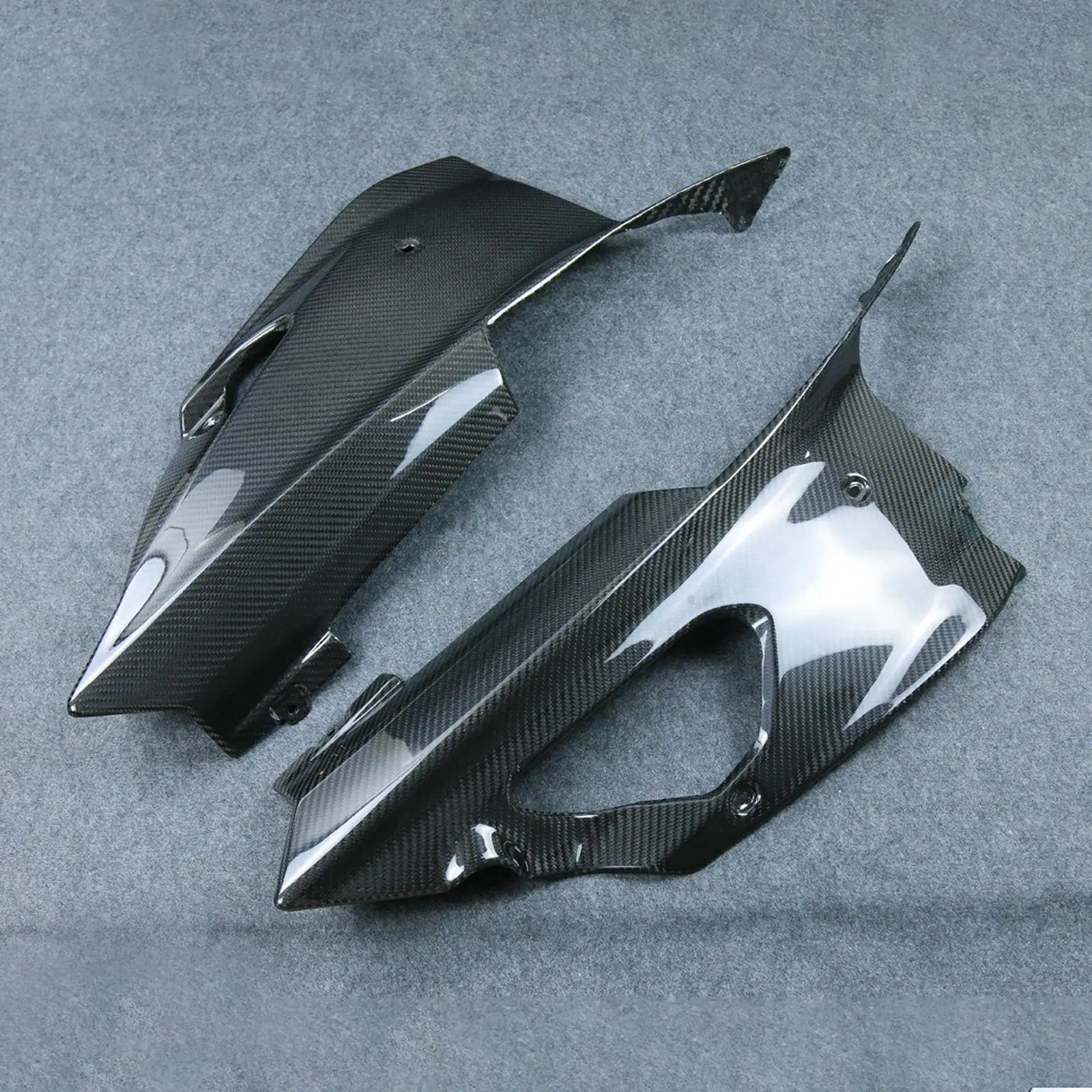 3K Twill Dry Carbon Fiber Motorcycle Lower Fairing Cover For MV Agusta Superveloce 800  20+