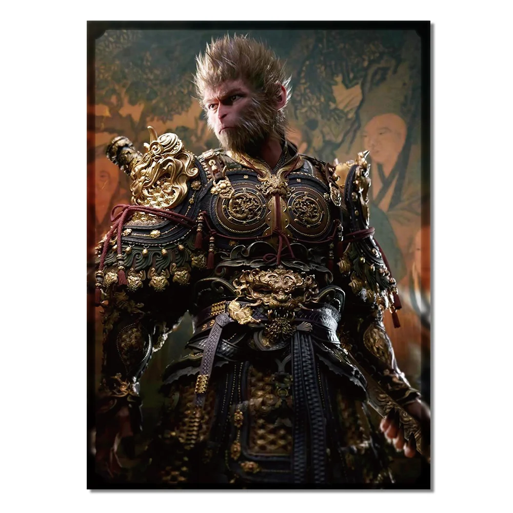 

60 шт. 67x92 мм чёрный миф Wukong рукава для карт аниме защитные карты для настольных игр PTCG карты защитный чехол для карт для MGT торговая карта