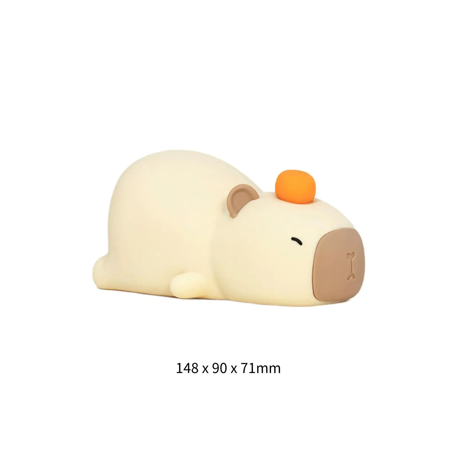 Capybara Night Light Multicolor Silicone Lamp for Office Restaurant Bedroom