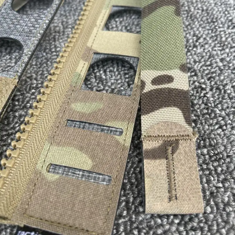 Tactical Ferro style molle Zip On Adapter Back Panel Tegris Zipper Retrofit Kit For airsoft JPC FCSK series zipper adapter